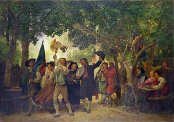 De winnaar van de hanendans, 1871