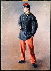 Een Soldaat, ca. 1881