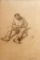 Studie voor de vloerschrapers