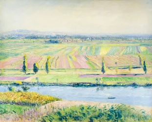 De vlakte van Gennevilliers vanaf de heuvels van Argenteuil
