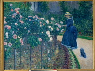 De rozen. Tuin van de kleine Gennevilliers