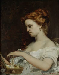 Een vrouw met sieraden, 1867