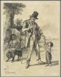 Aalmoezen van een Bedelaar in Ornans, 1868