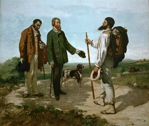 Bonjour, M. Courbet (olieverf op doek)