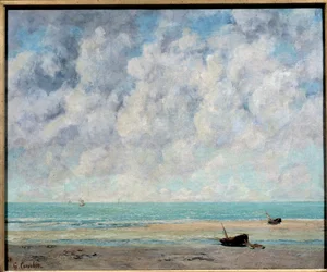 De zee bij kalm weer