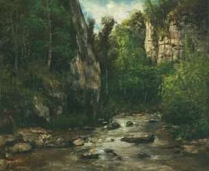 Landschap nabij Puit Noir bij Ornans, na 1872