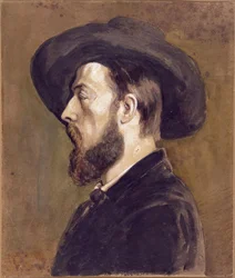 Portret van Johan Barthold Jongkind 1819-1891