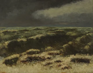 Stormachtige zee
