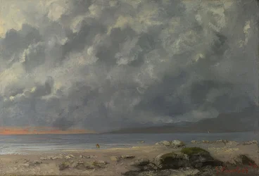 Strandscène. 1874