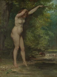 De jonge badster, 1866