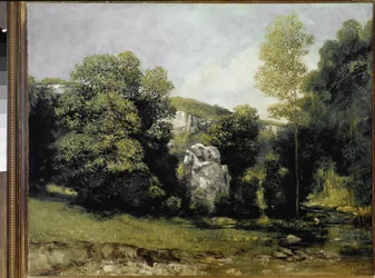 Uitzicht op de rivier Breme