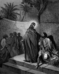 Christus geneest de verlamde man, 1866