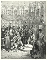 Gouverneur Sancho Panza die recht spreekt