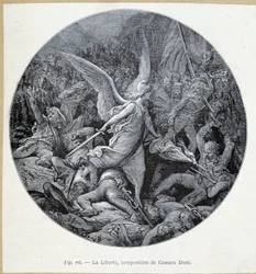 La liberté, gravure door Gustave Doré