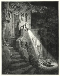 Le Petit Poucet; Klein Duimpje (gravure)