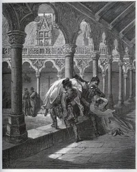 Verhaal van Don Fernand; hij haalt Luscinde uit het klooster waar ze haar toevlucht had gezocht - uit 