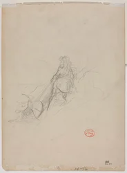 Schets van jachtscène, ca. 1868