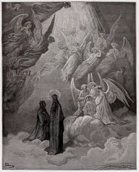 Paradiso, Canto 20: De lichtgevende zielen zingen (Illustratie door Gustave Doré)