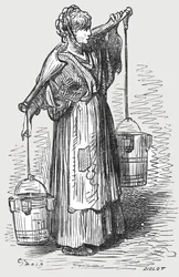 De melkmeid, 1872