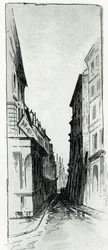 Uitzicht op de rue de l
