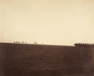 [Cavalerie manoeuvres, Camp de Châlons], 1857