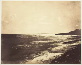 Middellandse Zee met de berg Agde