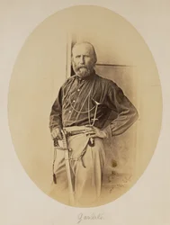 Portret van Giuseppe Garibaldi