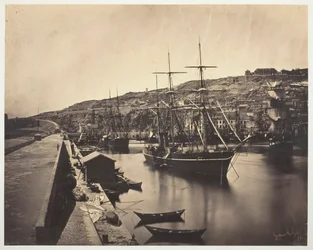 De haven en stad Sète-Mediterranean