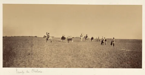 Bezoekers van het Camp de Châlons