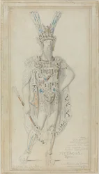 Pittacus de Tiran in Oorlogskostuum