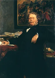 Portret van de componist Karel Charles Miry 1823-1889, 1885