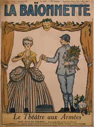 Theater voor de Legers, vooromslag illustratie van 