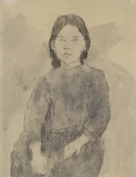 Zittend Meisje (Marie Hamonet?)