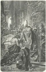 De doop van Stefanus I van Hongarije
