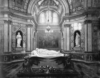 Het koninklijk mausoleum, Frogmore, 1901