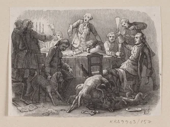 Illustratie voor "Alles op zijn juiste plaats" in H.C. Andersen, "Sprookjes en verhalen", Deel 2