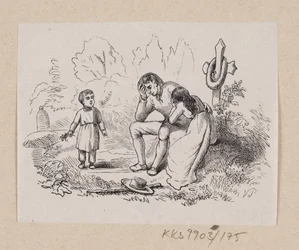 Illustratie voor "De laatste Parel" in H.C. Andersen, "Sprookjes en Verhalen", Deel 2