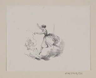 Illustratie voor "De standvastige tinnen soldaat" in H.C. Andersen, "Sprookjes en verhalen", Deel 1