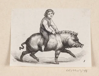 Illustratie voor "Metalsvinet" in H.C. Andersen, "Eventyr og Historier", Deel 1