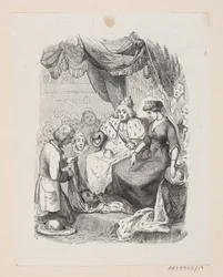 Illustratie voor "Reisekammeraten" in H.C. Andersen, "Sprookjes en Verhalen", Deel 1