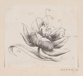 Illustratie voor "Duimelijntje" in H.C. Andersen, "Sprookjes en Verhalen", Deel 1