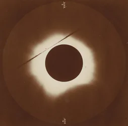 Zonsverduistering vanaf Caroline Island, 6 mei 1883