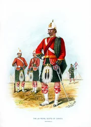 De 5e Royal Scots van Canada, Montreal, ca. 1890