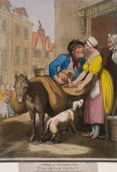 Wil je baksteenstof, plaat VI van Cries of London, 1799