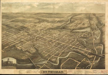 Kaart van York, Pa.