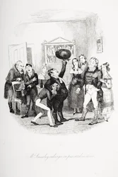 Illustratie voor Charles Dickens