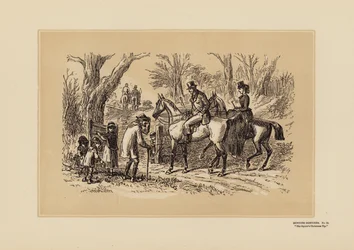 Jachtschetsen, Nr. 12, Het kerstcadeau van de landeigenaar (gravure)