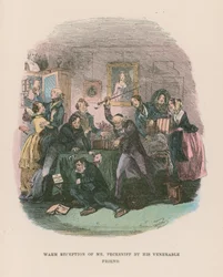 Illustratie voor Martin Chuzzlewit