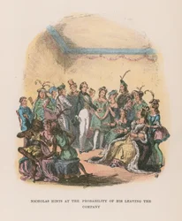 Illustratie voor Nicholas Nickleby