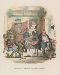 Illustratie voor Nicholas Nickleby